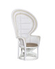 Currey and Company - 7000-1072 - Armchair - Emanuelle - White/Natural