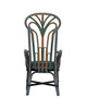 Currey and Company - 7000-1052 - Armchair - Benin Throne - Green/Orange