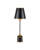 Currey and Company - 6700-0036 - One Light Table Lamp - Daphne - Black / Gold