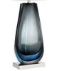 Currey and Company - 6700-0024 - One Light Table Lamp - Danza - Blue / Clear / Polished Nickel