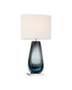 Currey and Company - 6700-0024 - One Light Table Lamp - Danza - Blue / Clear / Polished Nickel