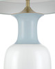 Currey and Company - 6000-1108 - One Light Table Lamp - Kora - Off-White / Light Blue