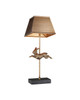 Currey and Company - 6000-1094 - One Light Table Lamp - Patter - Vintage Brass / Black