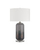 Currey and Company - 6000-1071 - One Light Table Lamp - Lewes - Gray/Clear/Polished Nickel