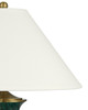 Currey and Company - 6000-1070 - One Light Table Lamp - Claude - Green/Antique Brass