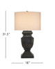 Currey and Company - 6000-1061 - One Light Table Lamp - Balustrade - Distressed Light Black
