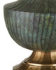 Currey and Company - 6000-1060 - One Light Table Lamp - Djinn - Verdigris/Antique Brass