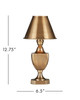 Currey and Company - 6000-1057 - One Light Table Lamp - Waddill - Antique Brass