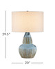 Currey and Company - 6000-1054 - One Light Table Lamp - Catania - Antique Blue Drip