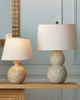 Currey and Company - 6000-1053 - One Light Table Lamp - Jessamine - White