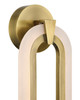 Currey and Company - 5900-0060 - LED Wall Sconce - Aurora - Natural/Polished Antique Brass