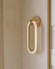 Currey and Company - 5900-0060 - LED Wall Sconce - Aurora - Natural/Polished Antique Brass