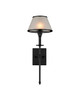 Currey and Company - 5500-0065 - LED Wall Sconce - Ronaldo - Matte Black / Frosted