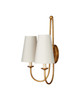Currey and Company - 5000-0318 - Two Light Wall Sconce - Brayden - Antique Gold Leaf