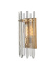Currey and Company - 5000-0312 - One Light Wall Sconce - Electra - Clear / Antique Brass