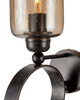 Currey and Company - 5000-0297 - One Light Wall Sconce - Wemyss - Gilded Oak/Smoke