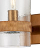 Currey and Company - 5000-0294 - One Light Wall Sconce - Sudeley - Clear/Satin Brass