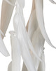 Currey and Company - 5000-0286 - Three Light Wall Sconce - Glen Arbor - White/Contemporary Silver Leaf/Contemporary Silver