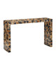 Currey and Company - 4000-0267 - Console Table - Brewster - Natural Brown & Black