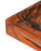 Currey and Company - 1200-1115 - Tray Set of 2 - Divine - Marbleized Orange & White