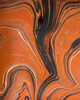 Currey and Company - 1200-1115 - Tray Set of 2 - Divine - Marbleized Orange & White