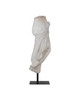 Currey and Company - 1200-1090 - Fragment on Metal Stand - Ishtar - Antique Off-White / Black