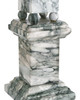 Currey and Company - 1200-1079 - Obelisk - Sorority - Green/Off-White
