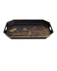 Currey and Company - 1200-1063 - Tray Set of 2 - Glasshouse - Black/Gold