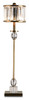 Currey and Company - 6986 - One Light Table Lamp - Parfait - Clear/Antique Brass