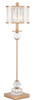 Currey and Company - 6986 - One Light Table Lamp - Parfait - Clear/Antique Brass