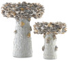 Currey and Company - 1200-0053 - Bird Bath - Oyster Shell - Portland/Natural