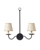 Currey and Company - 0900-0029 - Chandelier Shade - Tole - Cream
