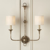 Currey and Company - 0900-0026 - Chandelier Shade - Ivory Fine Grasscloth - Light Natural