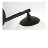 Generation Lighting - GLV1842MBK - Two Light Vanity - Nube - Midnight Black