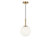 Generation Lighting - GLP1821SBE - One Light Pendant - Nube - Satin Brass