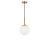 Generation Lighting - GLP1821SBE - One Light Pendant - Nube - Satin Brass