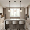 Generation Lighting - GLP1821MBKE - One Light Pendant - Nube - Midnight Black