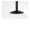 Generation Lighting - GLP1821MBK - One Light Pendant - Nube - Midnight Black