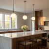 Generation Lighting - GLP1821BN - One Light Pendant - Nube - Brushed Nickel