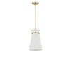 Generation Lighting - GLP1751SB - One Light Pendant - Fynn - Satin Brass
