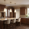 Generation Lighting - GLP1751SB - One Light Pendant - Fynn - Satin Brass