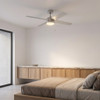 Generation Lighting - 4LNI52BSAWD - 52" Ceiling Fan - Loni - Brushed Steel