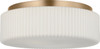 Generation Lighting - GLF1992SB - Two Light Flush Mount - Axira - Satin Brass