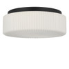 Generation Lighting - GLF1992MBKE - Two Light Flush Mount - Axira - Midnight Black