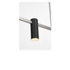 Generation Lighting - GLC2074BNE - Four Light Linear Chandelier - Zentro - Brushed Nickel