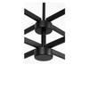 Generation Lighting - GLC2068MBKE - Eight Light Chandelier - Zentro - Midnight Black