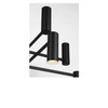 Generation Lighting - GLC2068MBK - Eight Light Chandelier - Zentro - Midnight Black