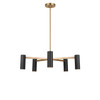 Generation Lighting - GLC2055SBE - Five Light Chandelier - Zentro - Satin Brass