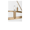 Generation Lighting - GLC2016SBE - Six Light Chandelier - Mirla - Satin Brass