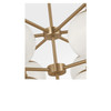 Generation Lighting - GLC18010SBE - Ten Light Chandelier - Nube - Satin Brass